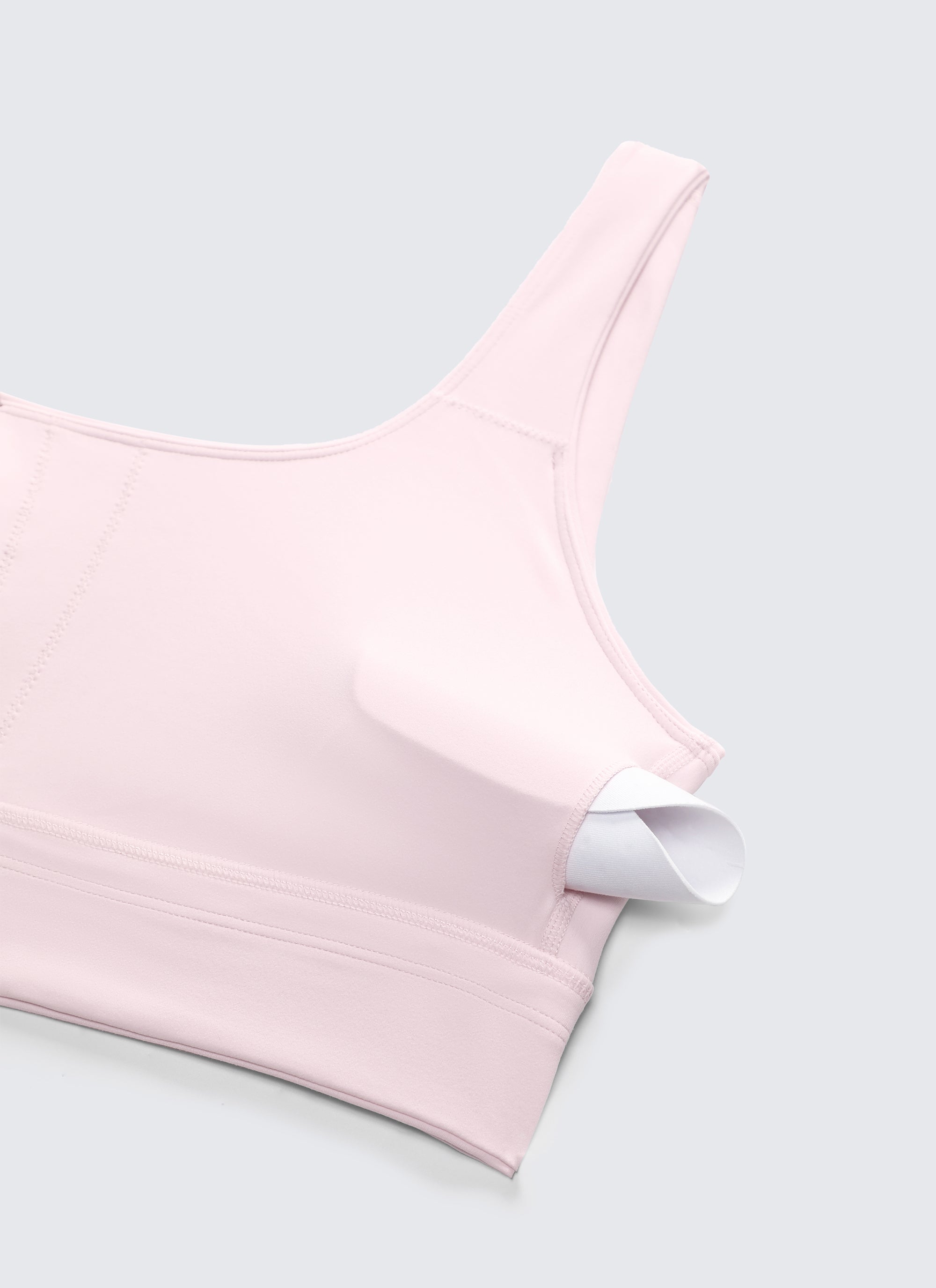 CRZ YOGA Yoga para sa Kababaihan na Mababang Suporta Butterluxe Sport Bra U Back Longline Strawberry Pink