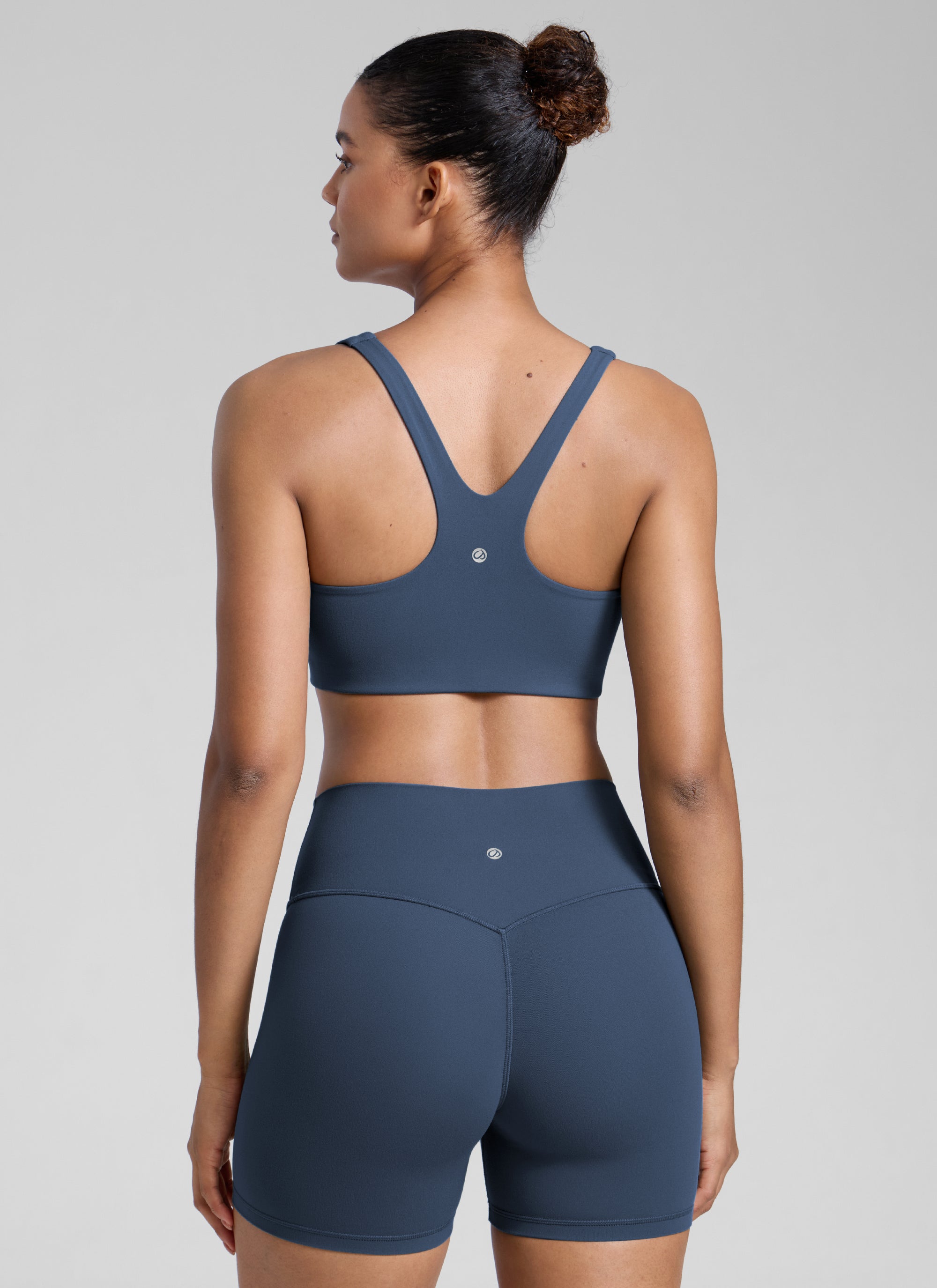 CRZ YOGA Pambabae Butterlift Dobleng Linya ng Square Neck Yoga Sports Bra Stelindigo