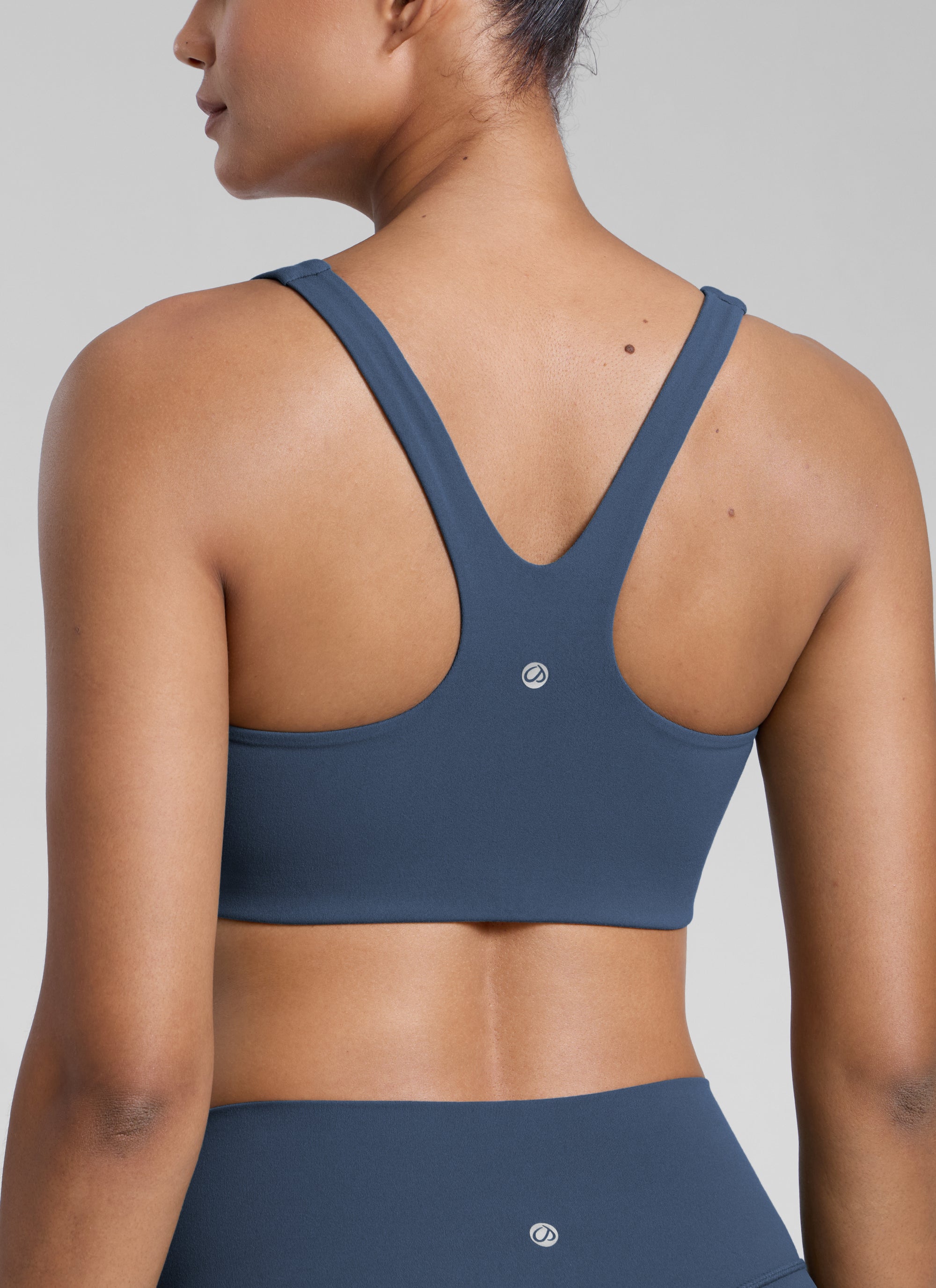 CRZ YOGA Pambabae Butterlift Dobleng Linya ng Square Neck Yoga Sports Bra Stelindigo