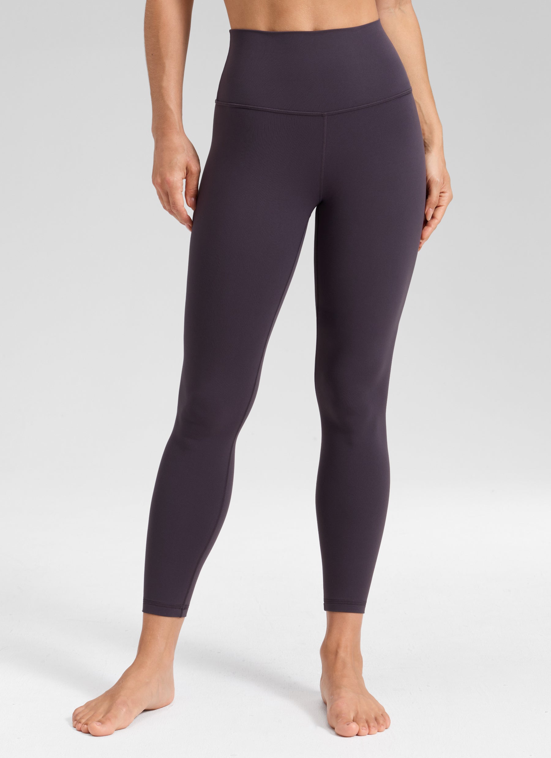 CRZ YOGA Women's Yoga Lounge High Rise Butterluxe Yoga Leggings 25'' Atmosphere Purple