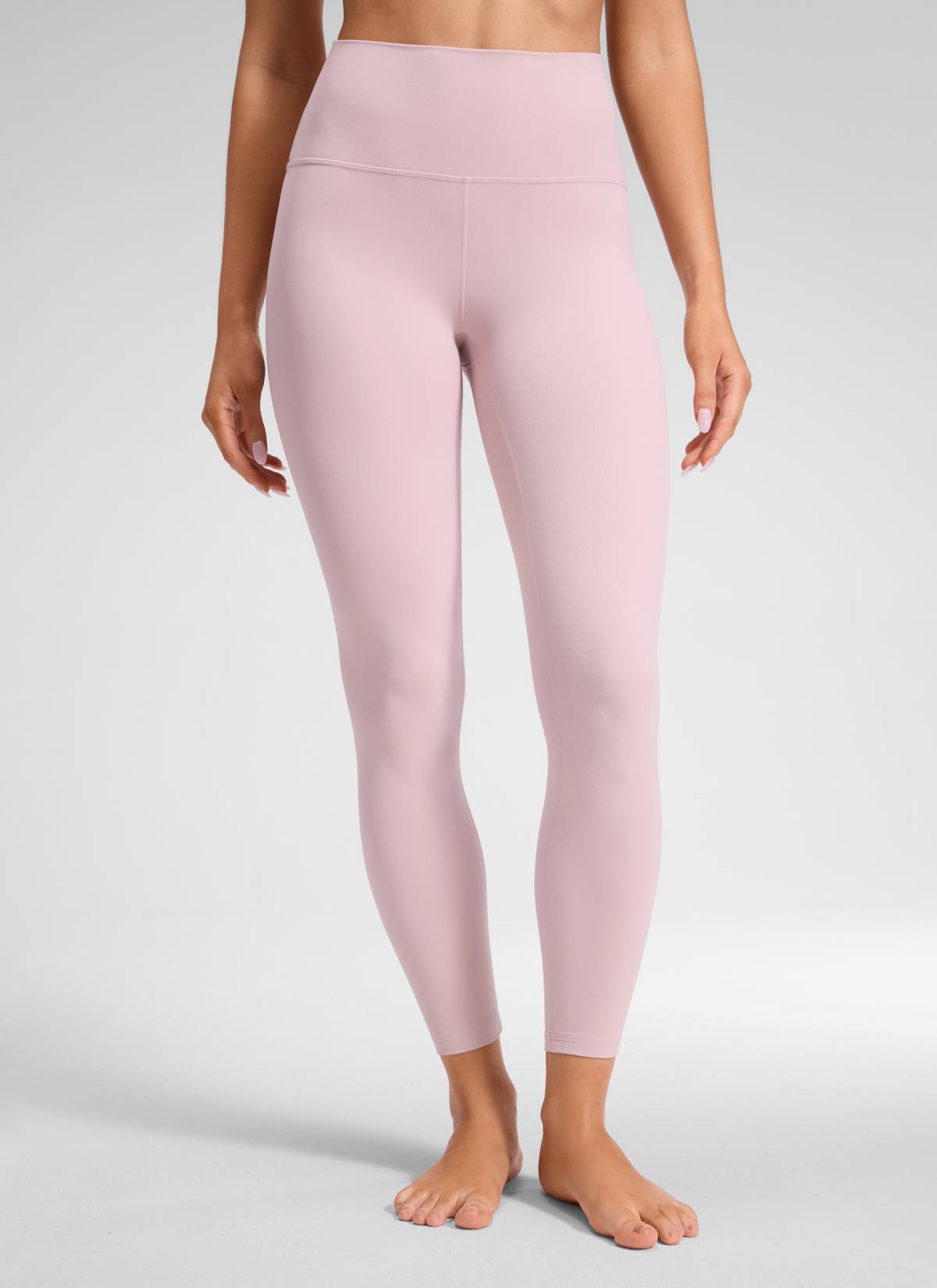 CRZ YOGA Women's Yoga Lounge High Rise Butterluxe Yoga Leggings 25'' Pink Haze