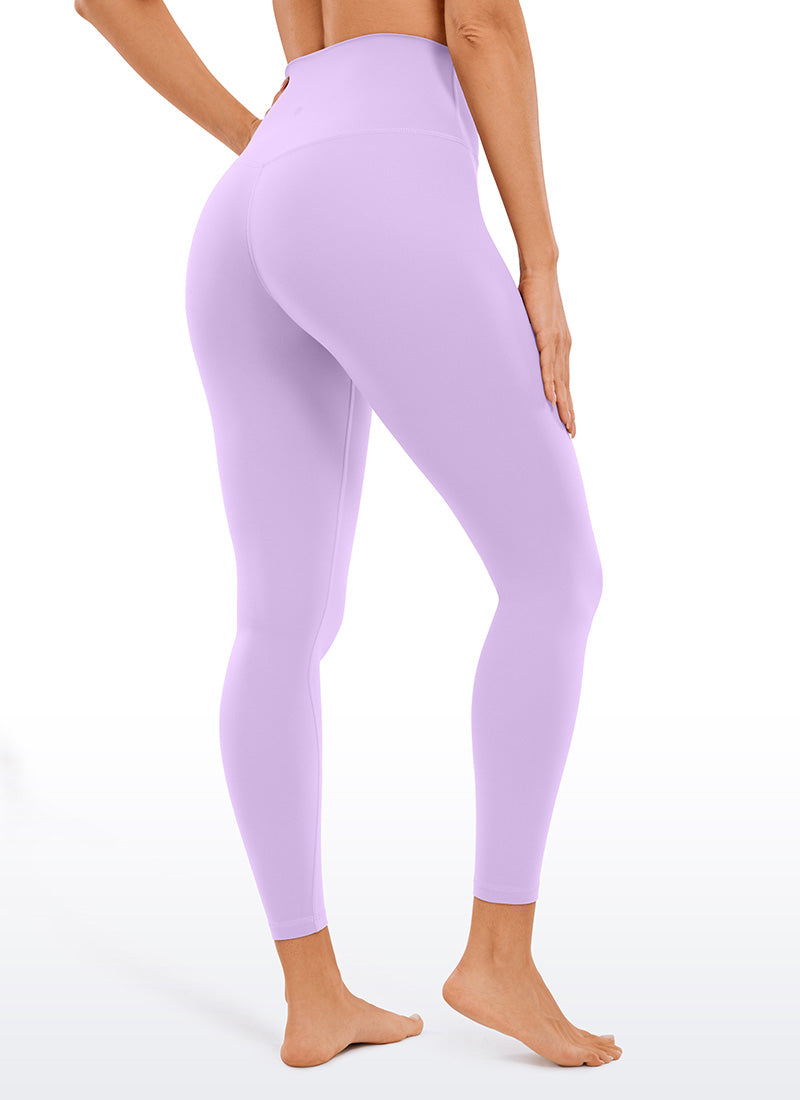 CRZ YOGA Women's Yoga Lounge High Rise Butterluxe Yoga Leggings 25'' Elfin Purple