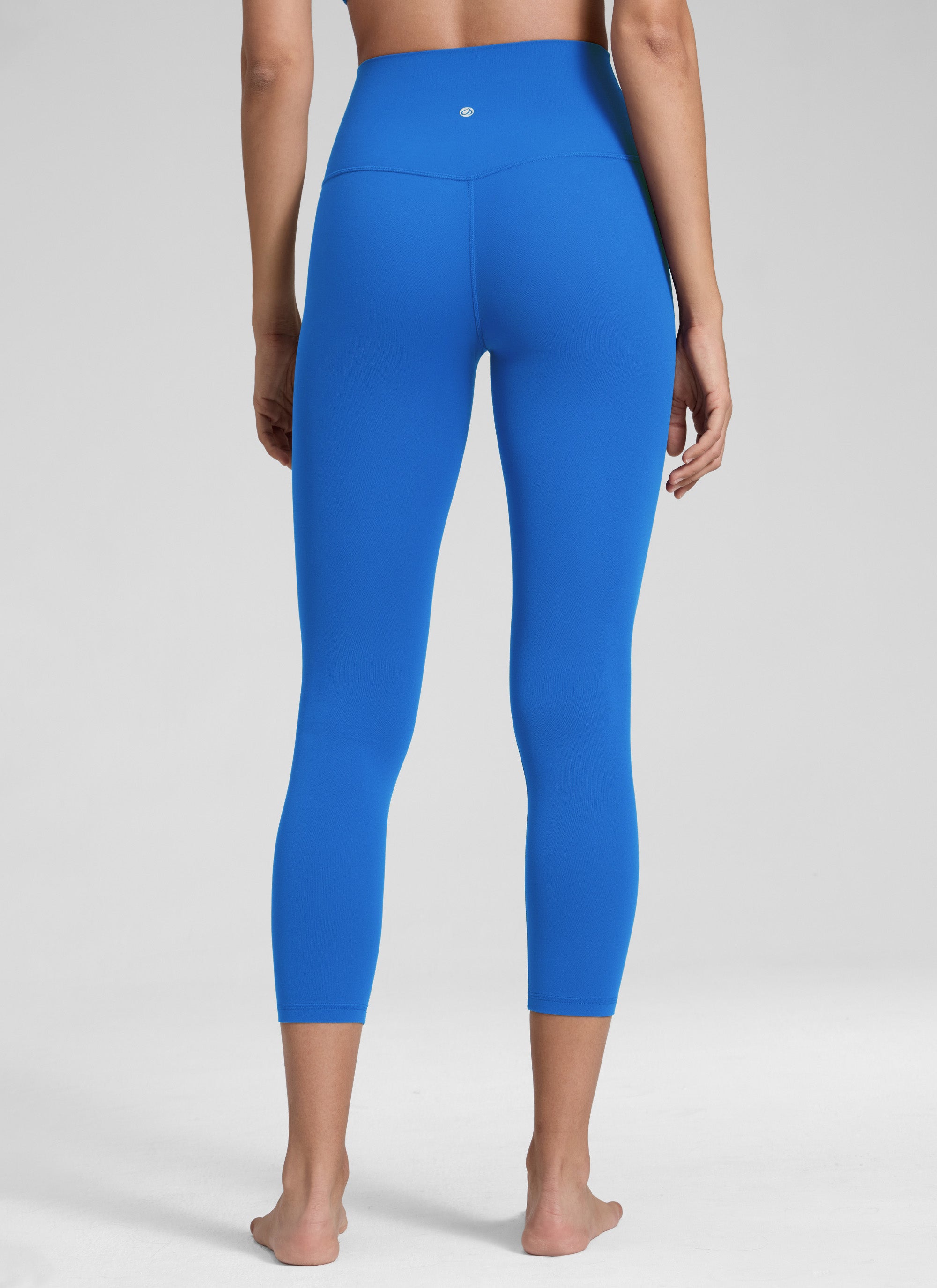 CRZ YOGA Mataas na Lugar ng Yoga Lounge para sa Kababaihan Butterluxe Yoga Leggings 23'' Kumikinang na Asul