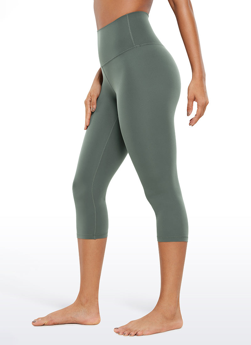 CRZ YOGA Mataas na Lugar ng Yoga Lounge para sa Kababaihan Butterluxe Yoga Leggings 19'' Grey Sage