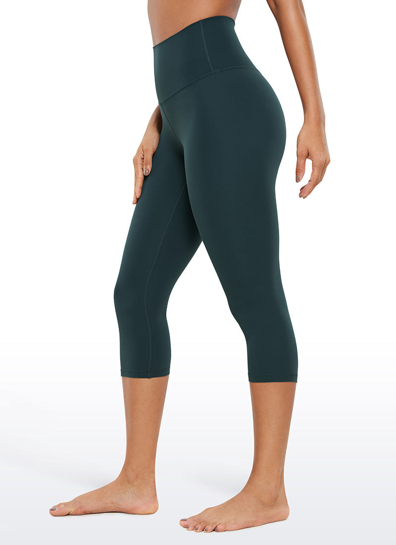 CRZ YOGA Mataas na Lugar ng Yoga Lounge para sa Kababaihan Butterluxe Yoga Leggings 19'' Forest Dark Green