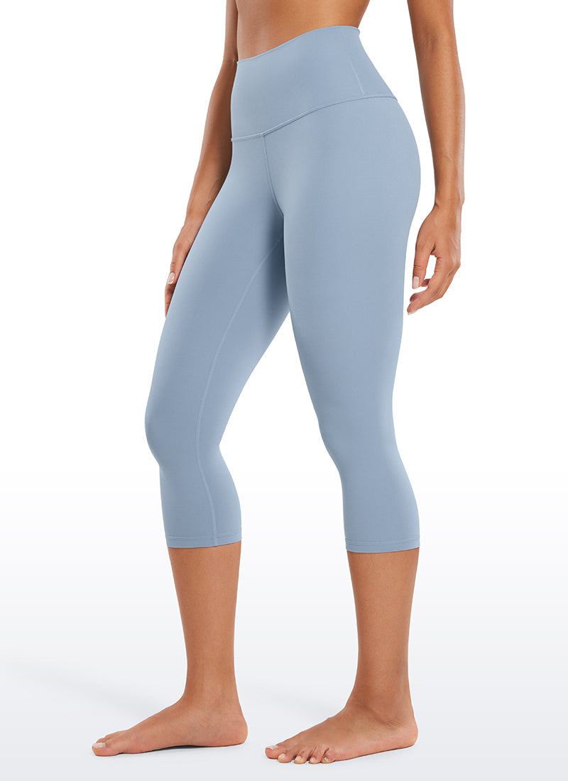 CRZ YOGA Mataas na Lugar ng Yoga Lounge para sa Kababaihan Butterluxe Yoga Leggings 19'' Cambric Blue
