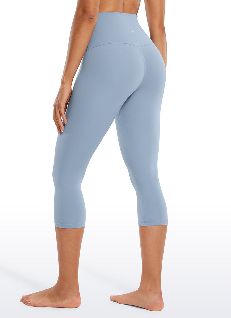 CRZ YOGA Mataas na Lugar ng Yoga Lounge para sa Kababaihan Butterluxe Yoga Leggings 19'' Cambric Blue