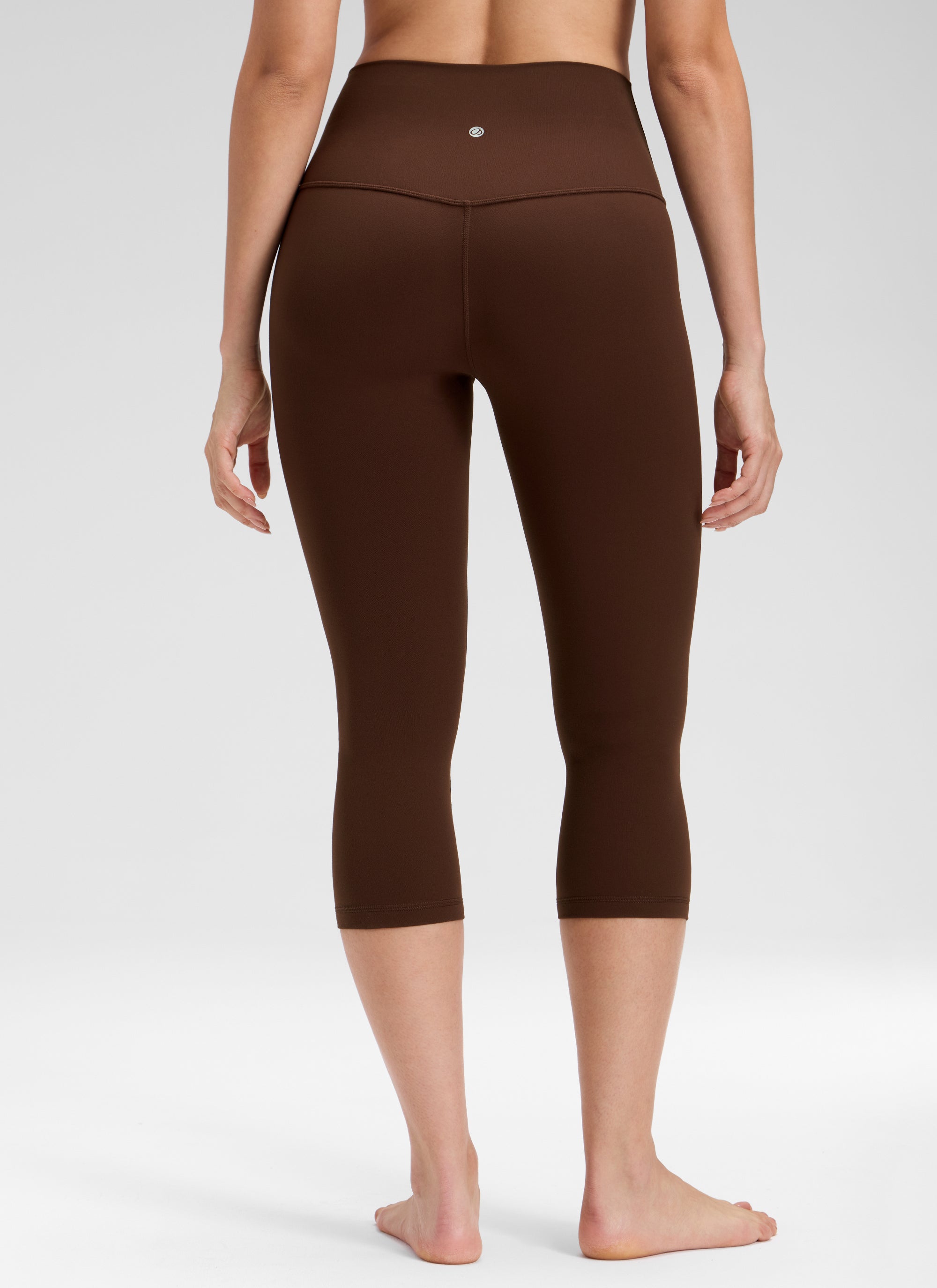 CRZ YOGA Women's Yoga Lounge High Rise Butterluxe Yoga Leggings 19'' Lava Brown