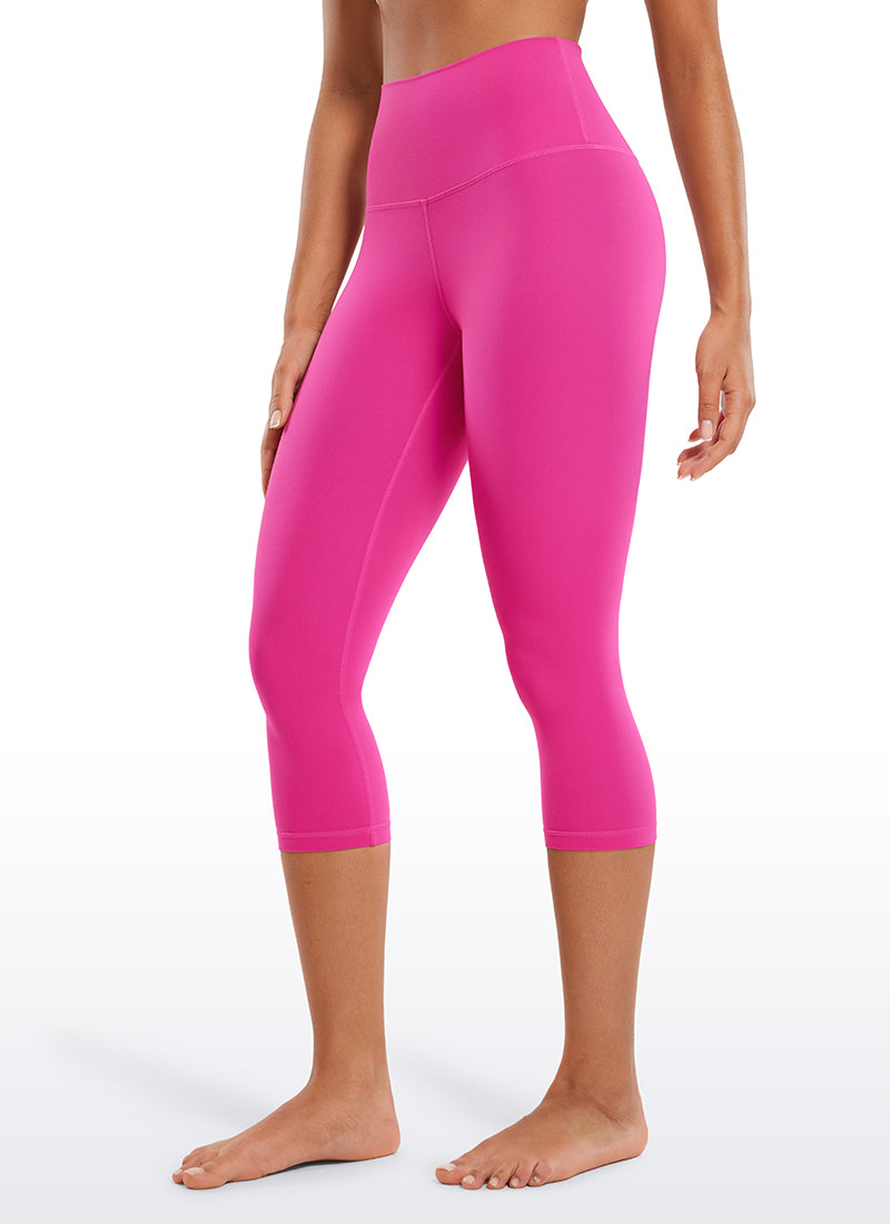 CRZ YOGA Mataas na Lugar ng Yoga Lounge para sa Kababaihan Butterluxe Yoga Leggings 19'' Hibiscus Purple