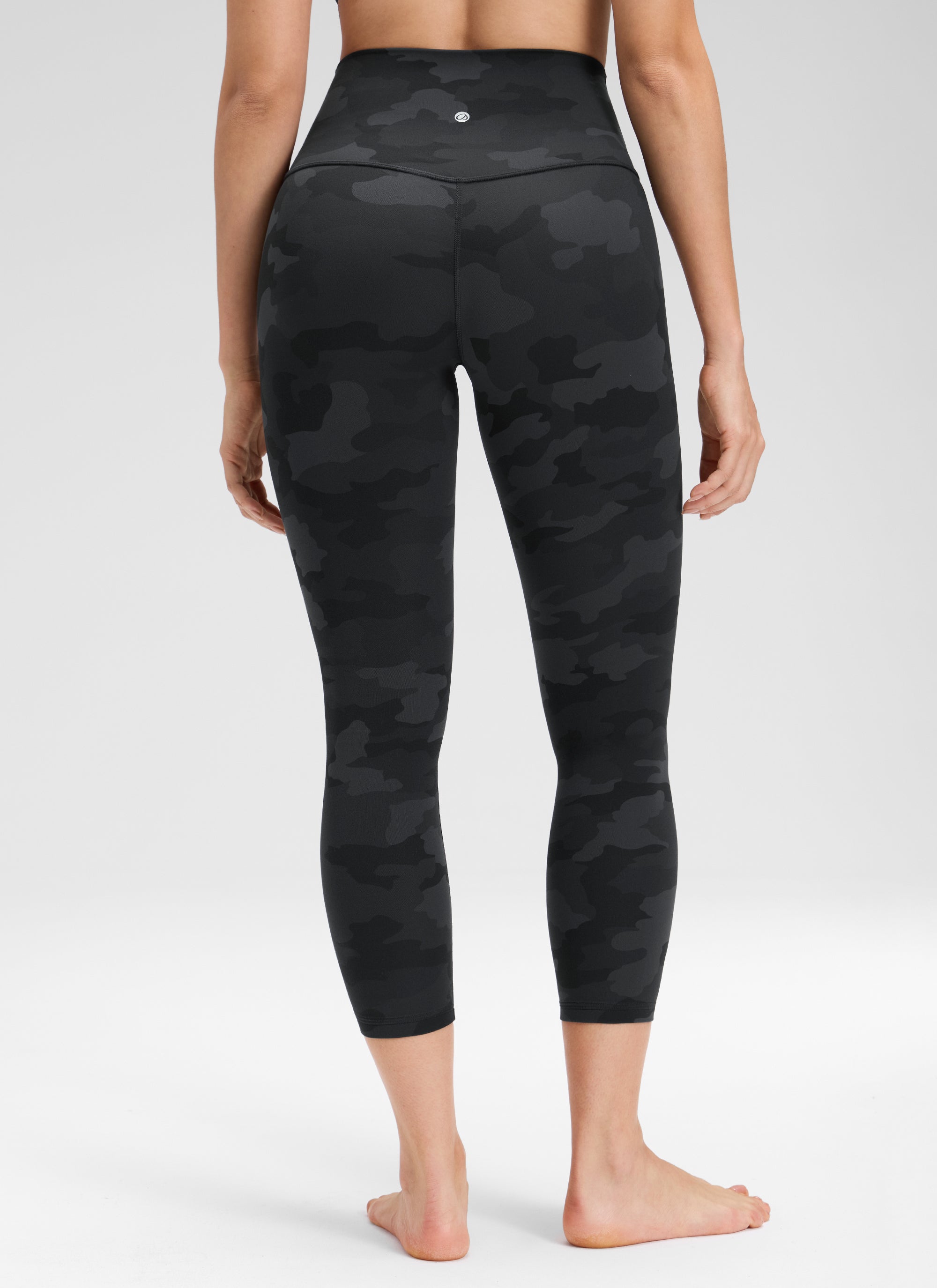 CRZ YOGA Mataas na Lugar ng Yoga Lounge para sa Kababaihan Butterluxe Yoga Leggings 23'' Madilim na Abong Camouflage 2
