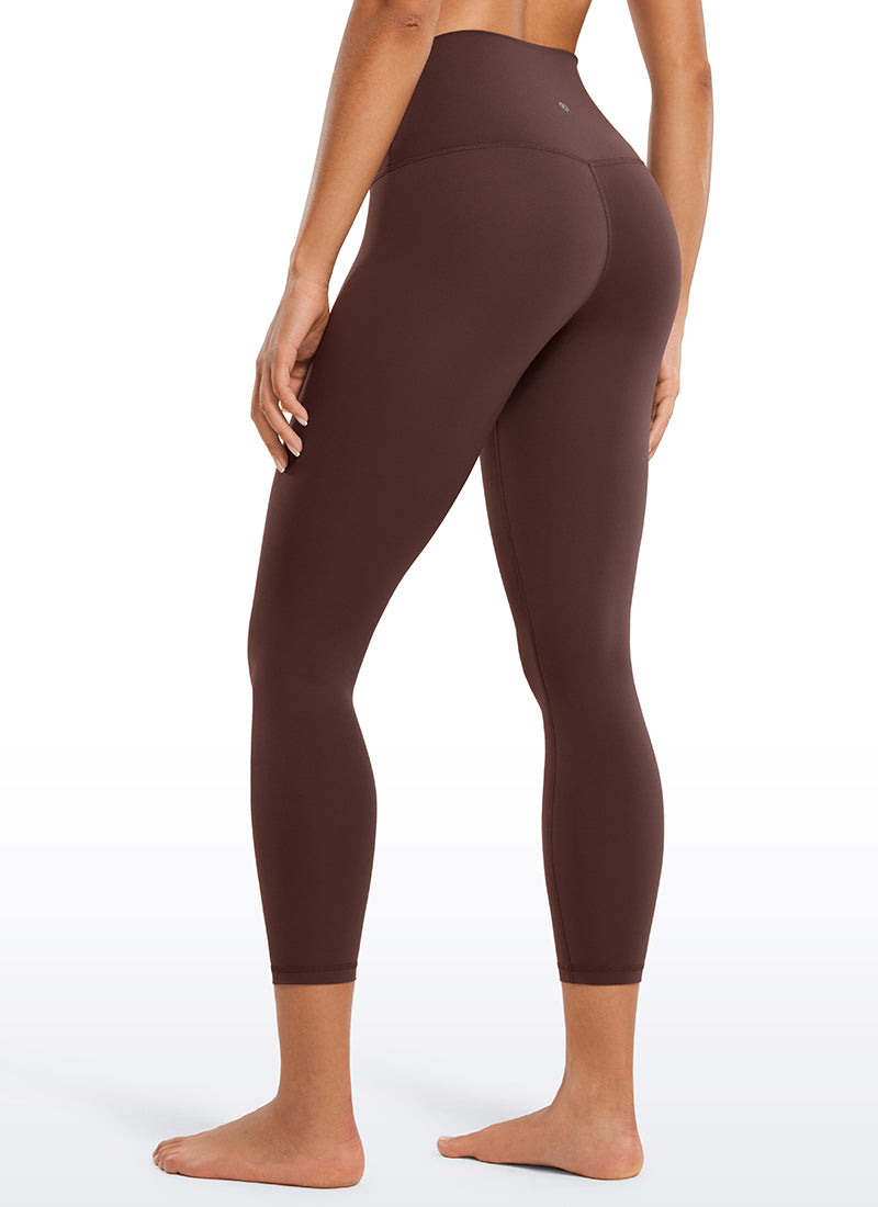 CRZ YOGA Mataas na Lugar ng Yoga Lounge para sa Kababaihan Butterluxe Yoga Leggings 23'' Taupe