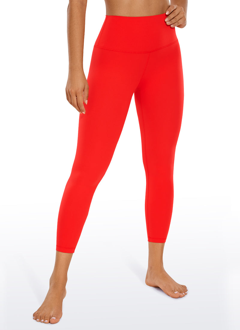 CRZ YOGA Mataas na Lugar ng Yoga Lounge para sa Kababaihan Butterluxe Yoga Leggings 23'' Madilim na Pula