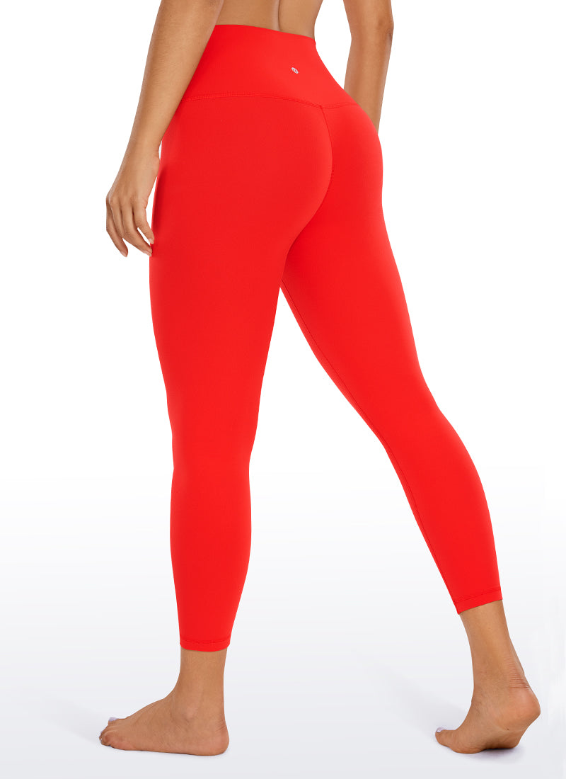 CRZ YOGA Mataas na Lugar ng Yoga Lounge para sa Kababaihan Butterluxe Yoga Leggings 23'' Madilim na Pula