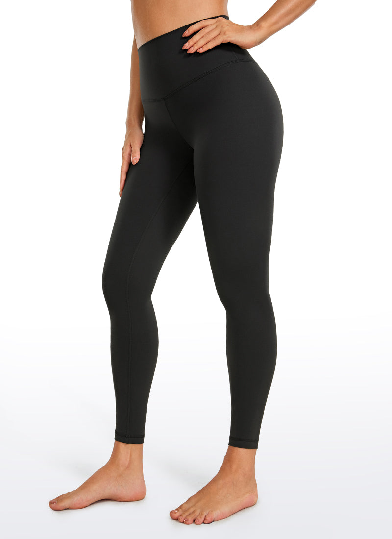 CRZ YOGA Mataas na Lugar ng Yoga para sa Kababaihan Butterluxe Leggings sa Bukong-bukong 26.5'' Itim