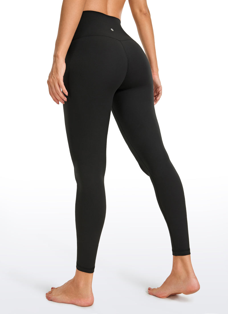 CRZ YOGA Mataas na Lugar ng Yoga para sa Kababaihan Butterluxe Leggings sa Bukong-bukong 26.5'' Itim