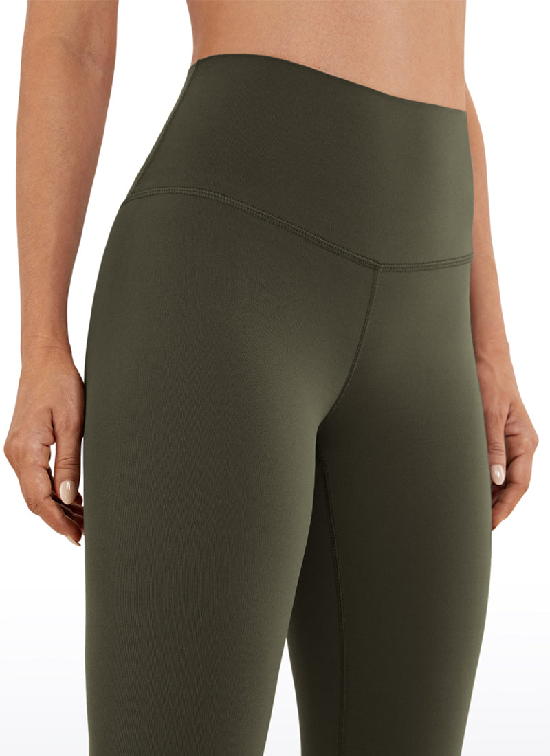 CRZ YOGA Mataas na Lugar ng Yoga para sa Kababaihan Butterluxe Leggings sa Bukong-bukong 26.5'' Olive Green