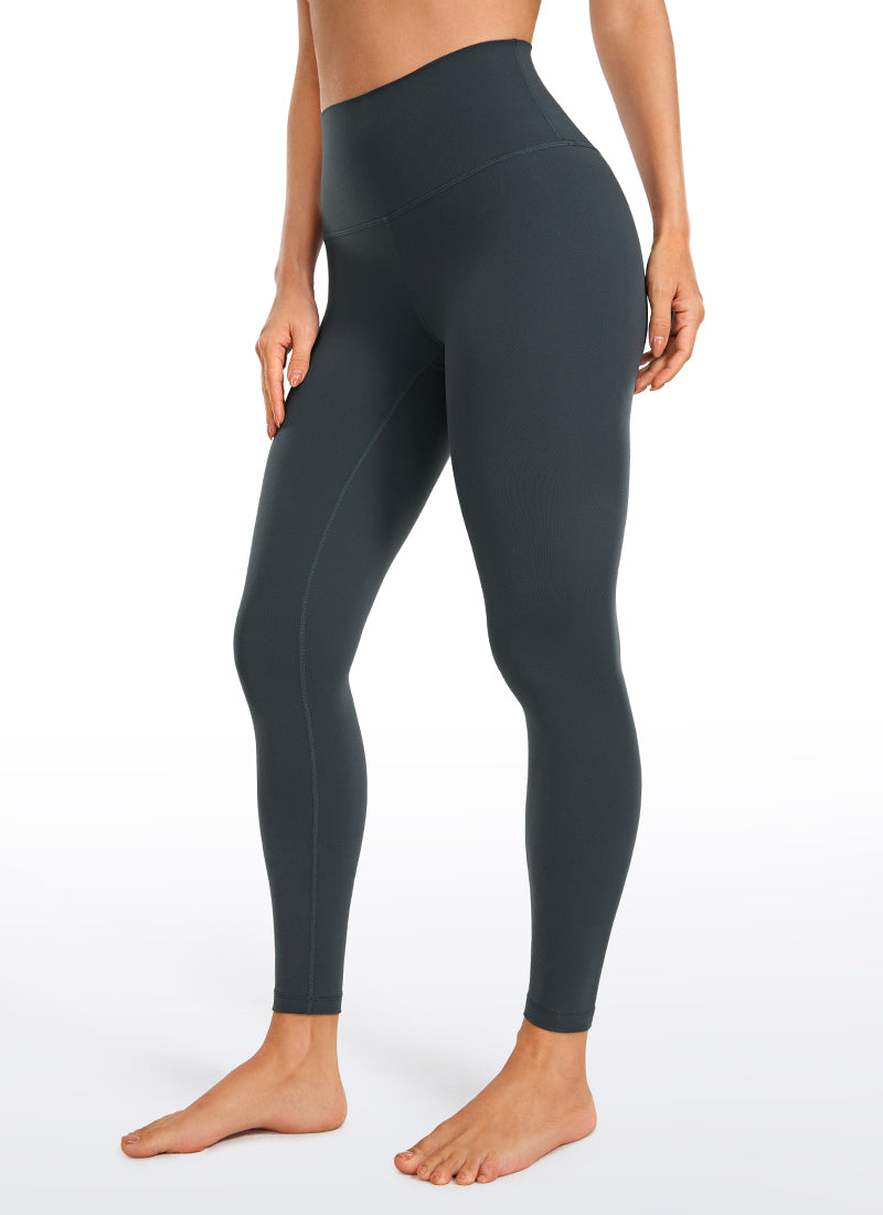 CRZ YOGA Mataas na Lugar ng Yoga para sa Kababaihan Butterluxe Leggings sa Bukong-bukong 26.5'' Madilim na Berde