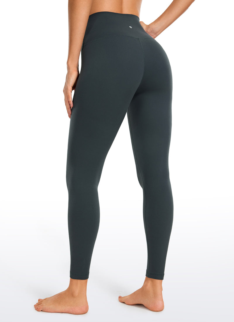 CRZ YOGA Mataas na Lugar ng Yoga para sa Kababaihan Butterluxe Leggings sa Bukong-bukong 26.5'' Madilim na Berde