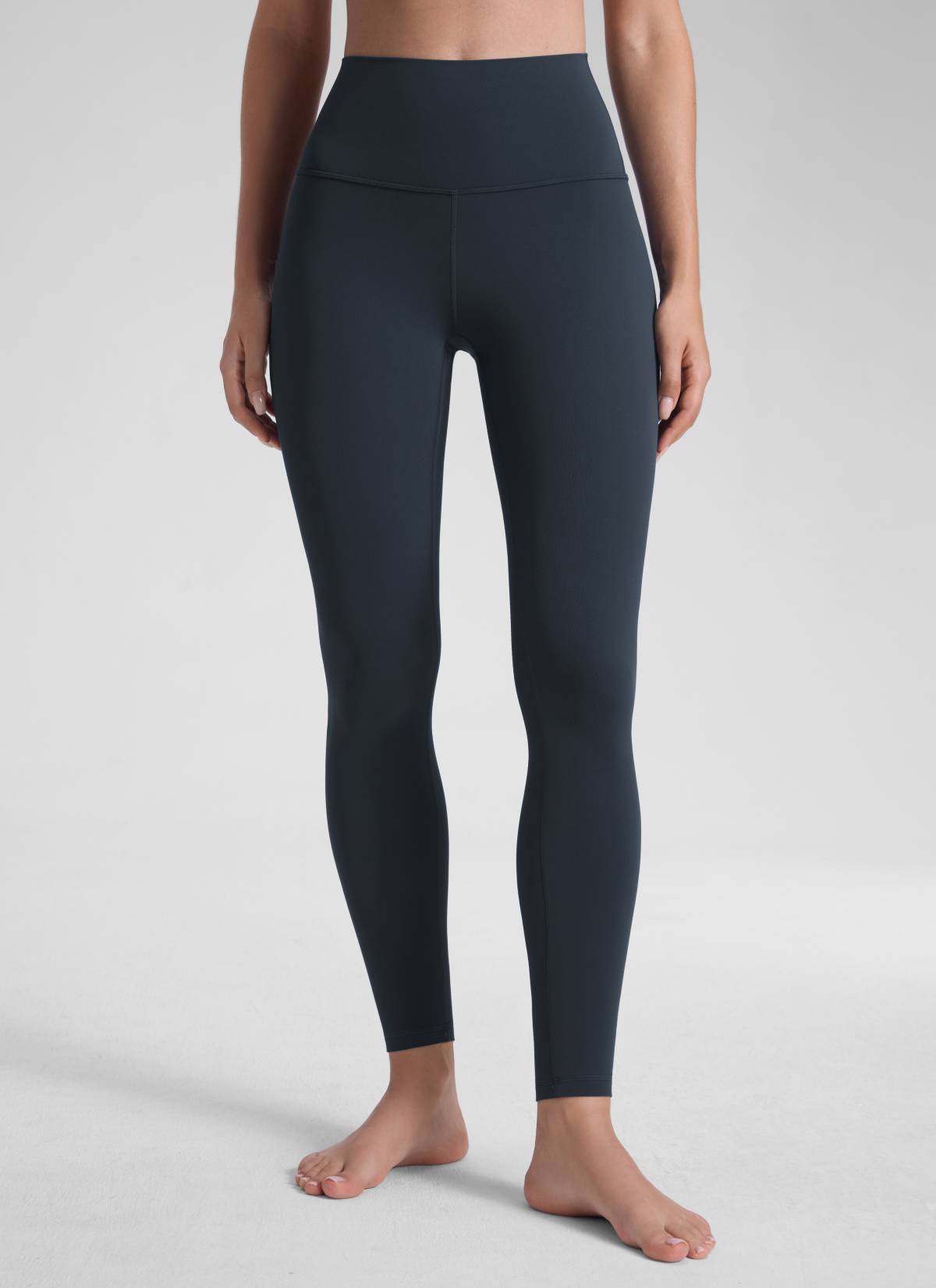 CRZ YOGA Mataas na Lugar ng Yoga Lounge para sa Kababaihan Butterluxe Yoga Leggings 28'' Tunay na Asul