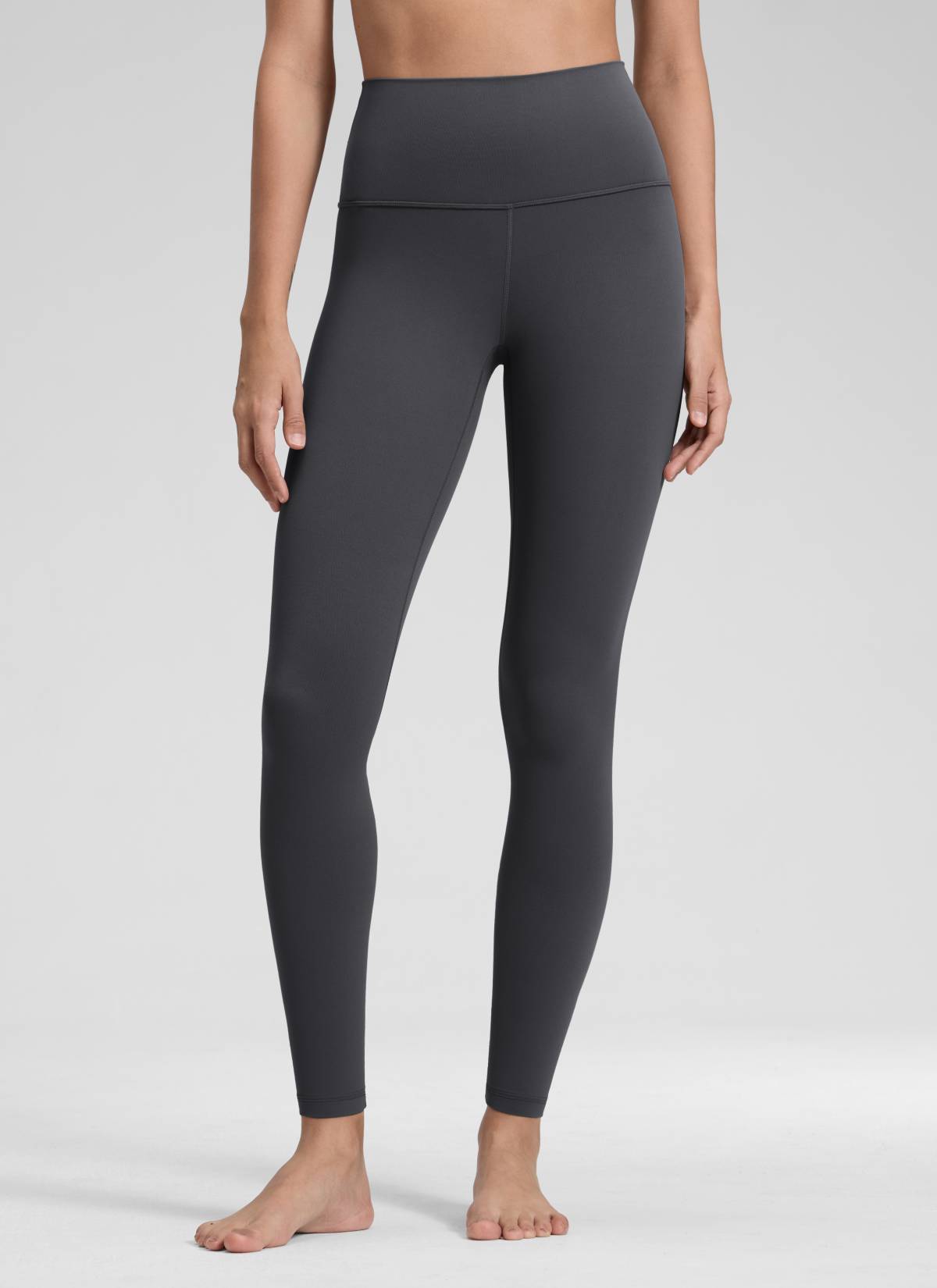 CRZ YOGA Mataas na Lugar ng Yoga Lounge para sa Kababaihan Butterluxe Yoga Leggings 28'' Mahiwagang Kulay Abo