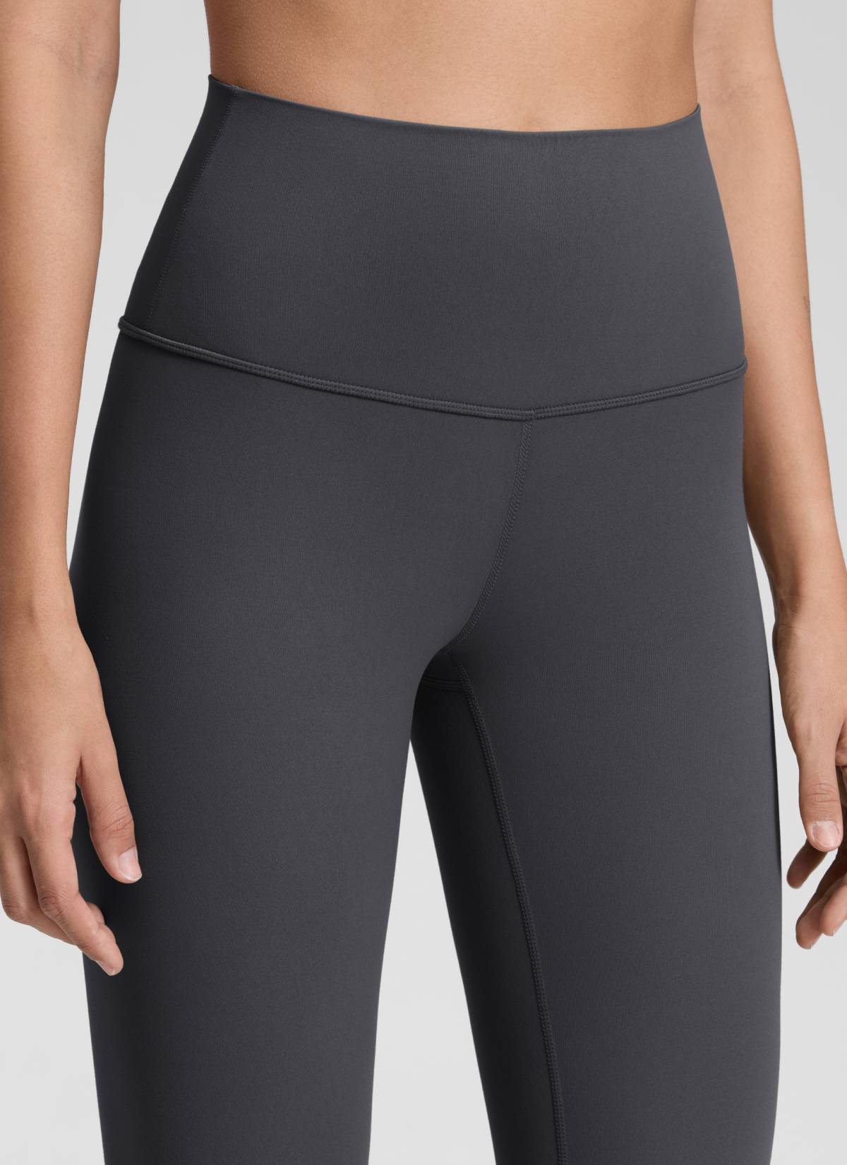 CRZ YOGA Mataas na Lugar ng Yoga Lounge para sa Kababaihan Butterluxe Yoga Leggings 28'' Mahiwagang Kulay Abo