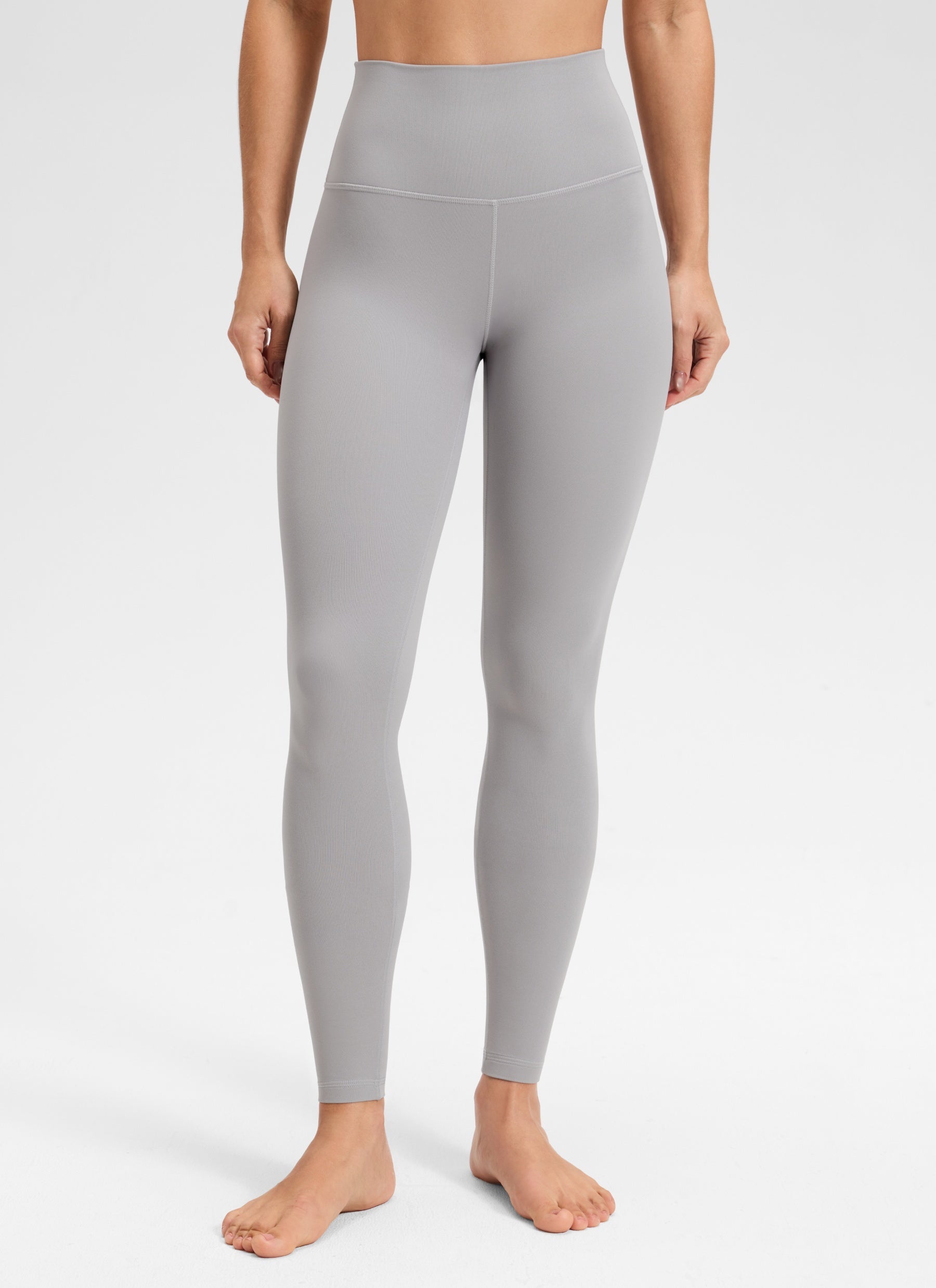 CRZ YOGA Mataas na Lugar ng Yoga Lounge para sa Kababaihan Butterluxe Yoga Leggings 28'' Gull Gray