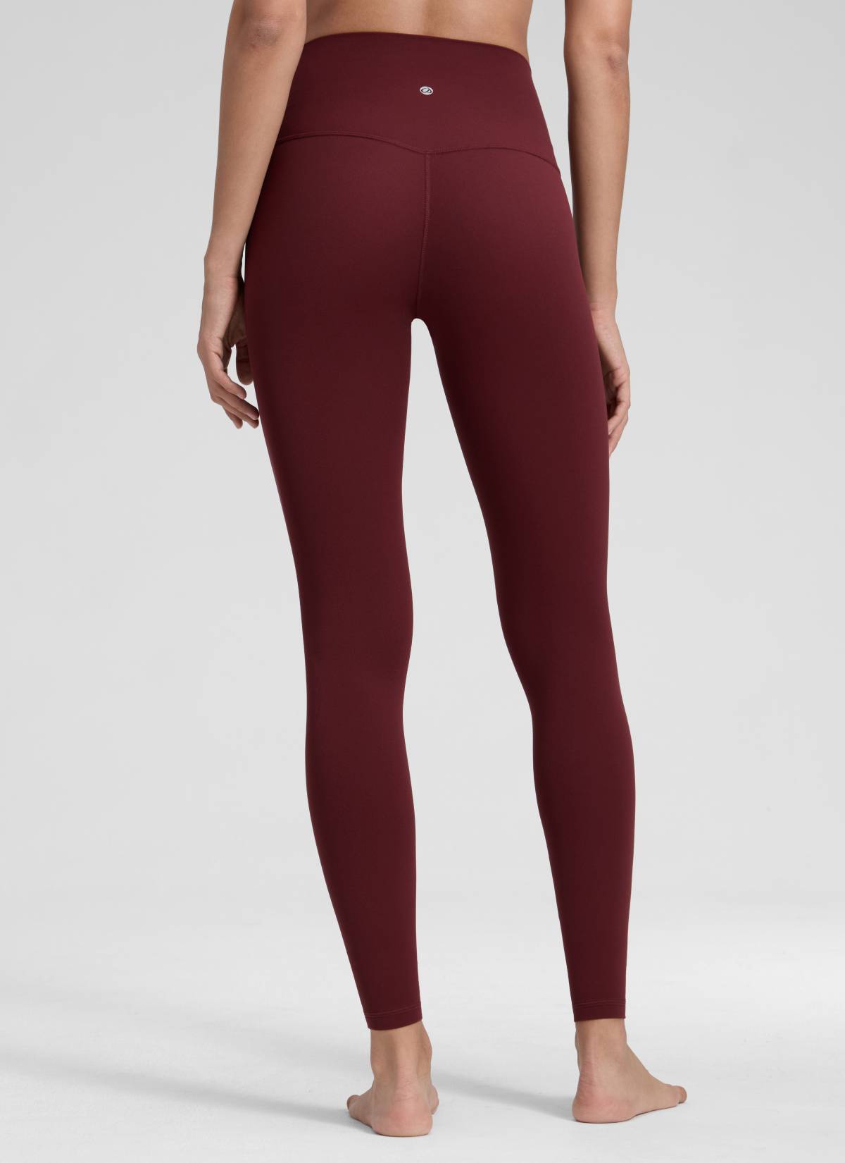 CRZ YOGA Mataas na Lugar ng Yoga Lounge para sa Kababaihan Butterluxe Yoga Leggings 28'' Pulang Merlot