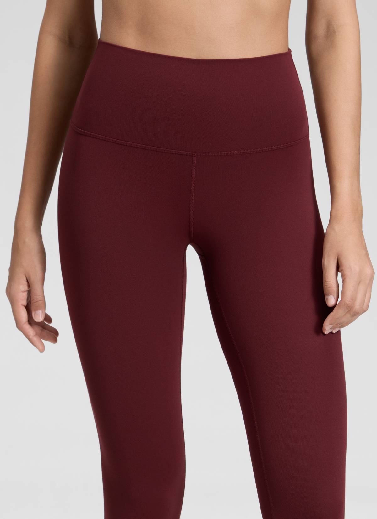CRZ YOGA Mataas na Lugar ng Yoga Lounge para sa Kababaihan Butterluxe Yoga Leggings 28'' Pulang Merlot