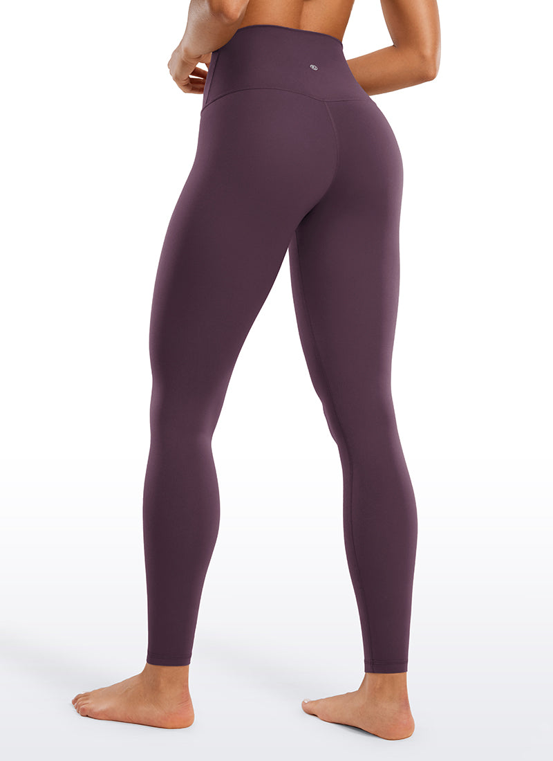CRZ YOGA Mataas na Lugar ng Yoga Lounge para sa Kababaihan Butterluxe Yoga Leggings 28'' Grape Thistle Purple