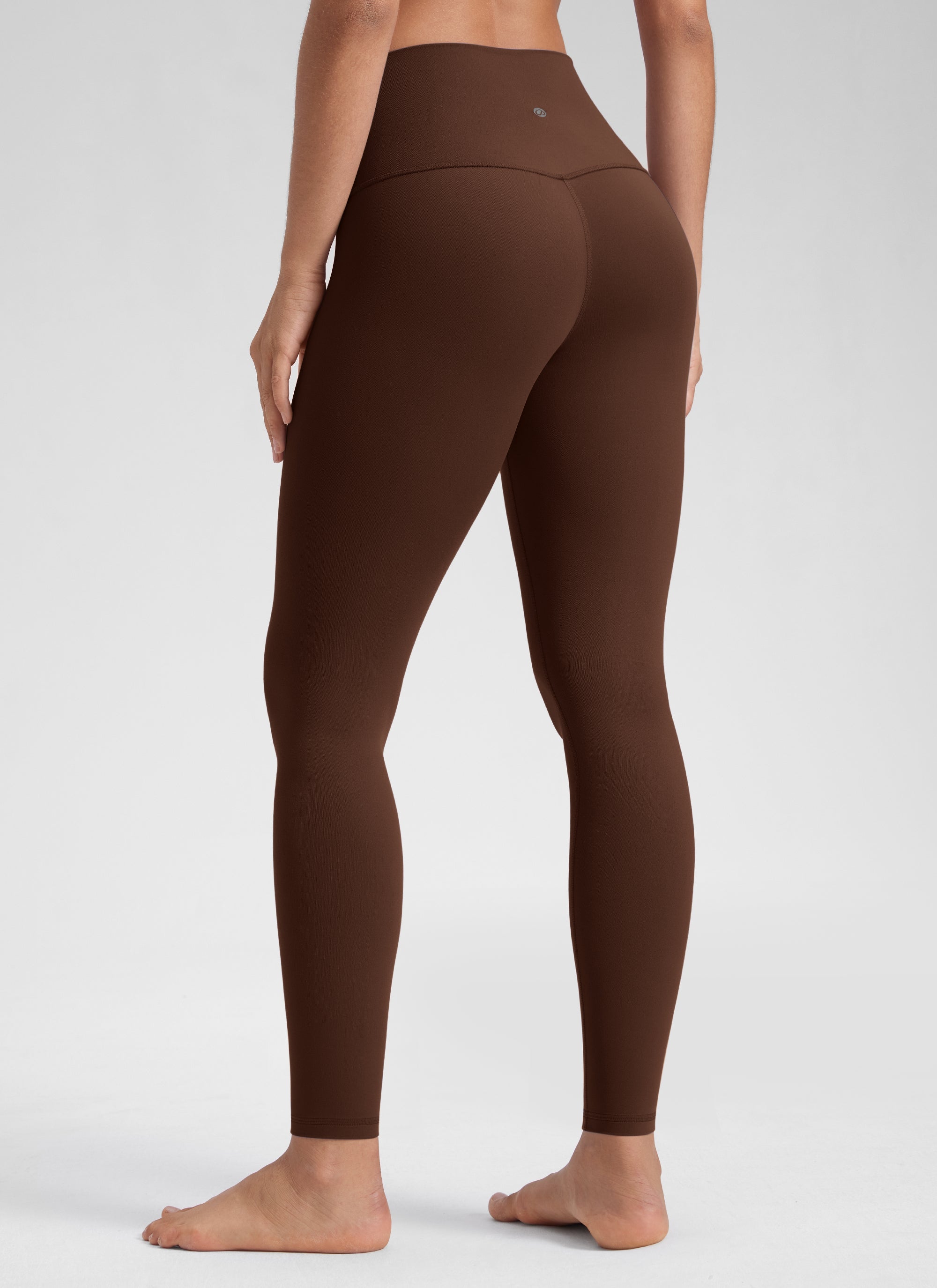 CRZ YOGA Mataas na Lugar ng Yoga Lounge para sa Kababaihan Butterluxe Yoga Leggings 28'' Lava Brown