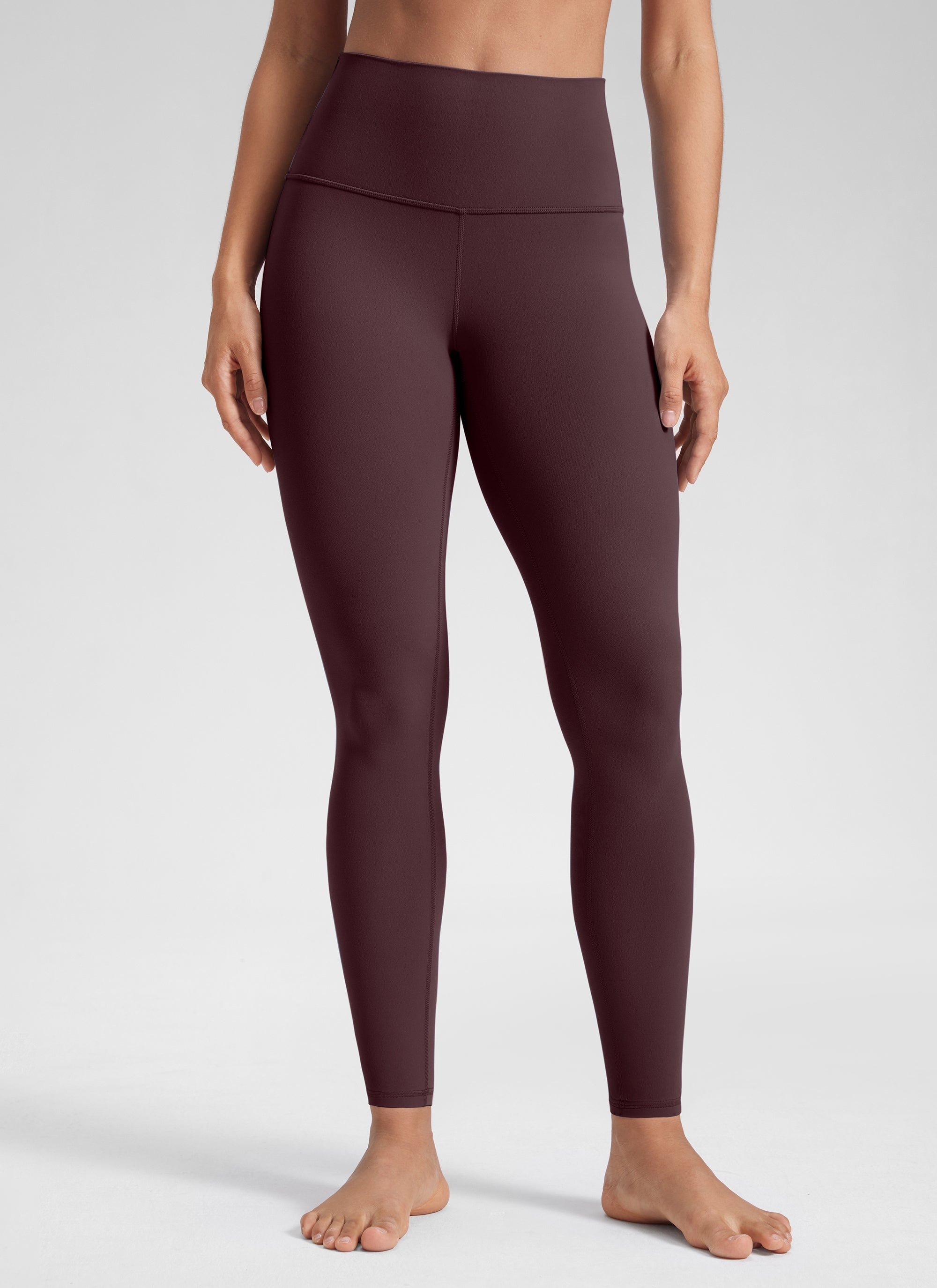 CRZ YOGA Mataas na Lugar ng Yoga Lounge para sa Kababaihan Butterluxe Yoga Leggings 28'' Hinog na Plum