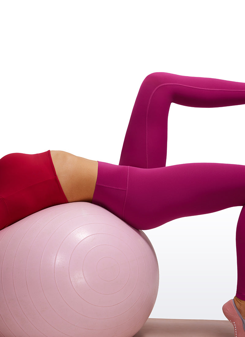 CRZ YOGA Mataas na Lugar ng Yoga Lounge para sa Kababaihan Butterluxe Yoga Leggings 30'' Magenta Purple