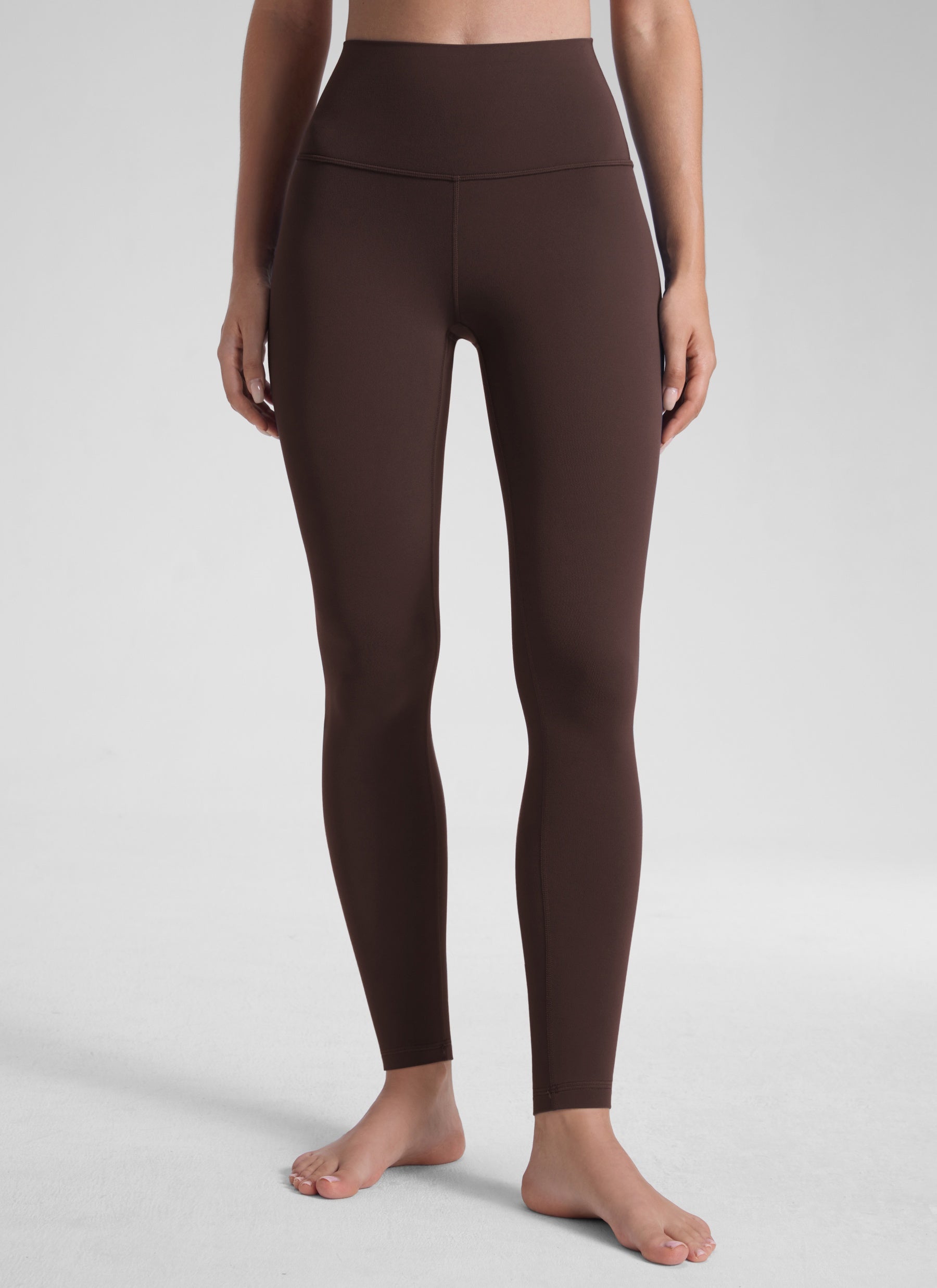 CRZ YOGA Mataas na Lugar ng Yoga Lounge para sa Kababaihan Butterluxe Yoga Leggings 30'' Hot Fudge Brown