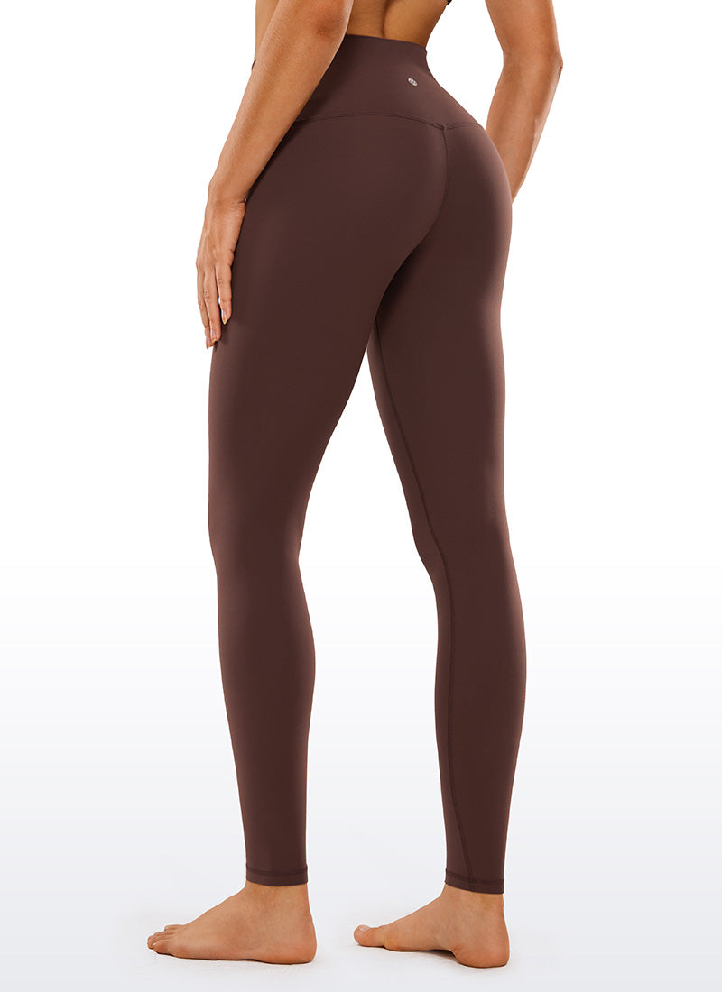 CRZ YOGA Mataas na Lugar ng Yoga Lounge para sa Kababaihan Butterluxe Yoga Leggings 30'' Taupe