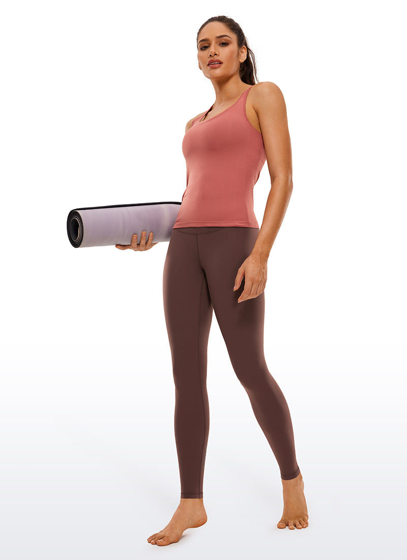 CRZ YOGA Mataas na Lugar ng Yoga Lounge para sa Kababaihan Butterluxe Yoga Leggings 30'' Taupe