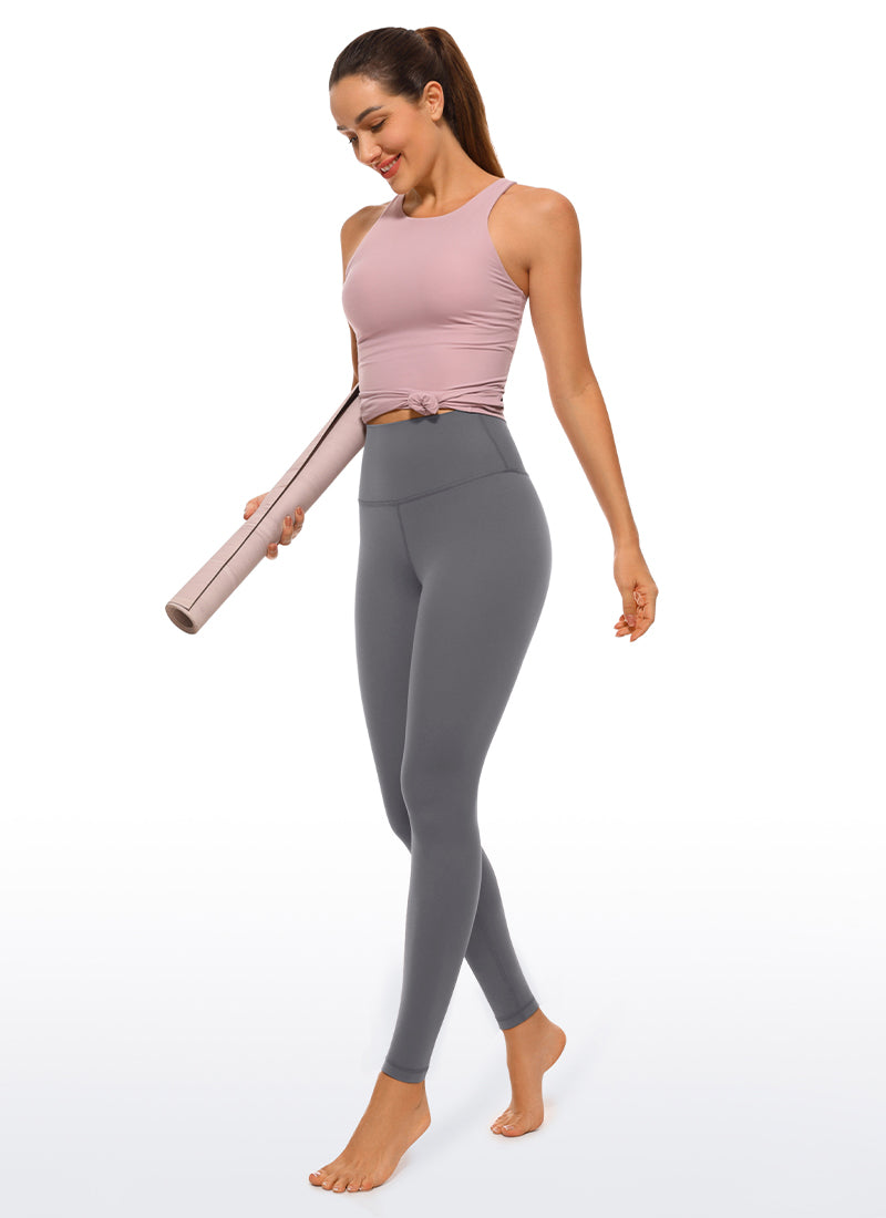 CRZ YOGA Mataas na Lugar ng Yoga Lounge para sa Kababaihan Butterluxe Yoga Leggings 30'' Dark Carbon