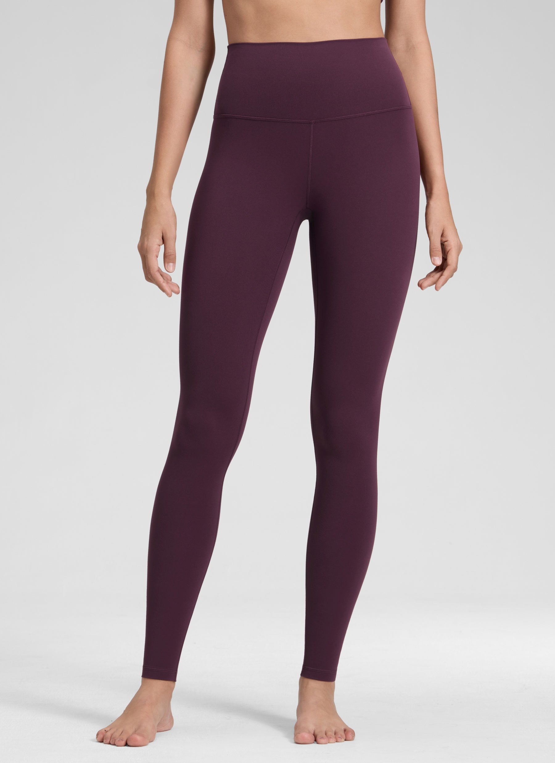 CRZ YOGA Mataas na Lugar ng Yoga Lounge para sa Kababaihan Butterluxe Yoga Leggings 30'' Malalim na Lila