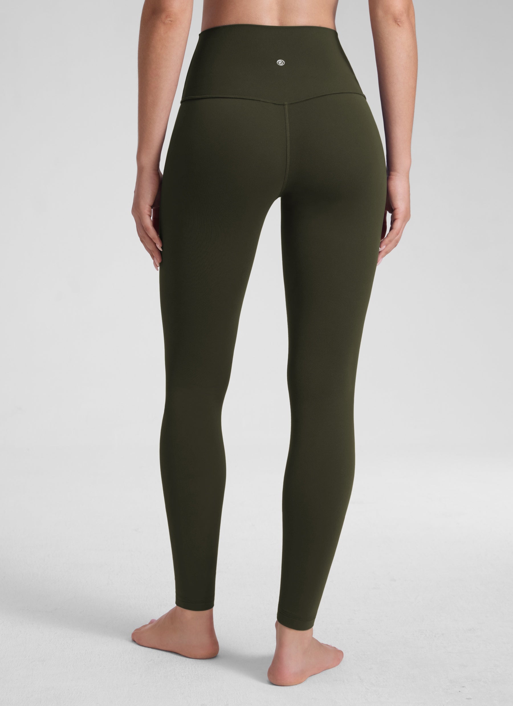 CRZ YOGA Mataas na Lugar ng Yoga Lounge para sa Kababaihan Butterluxe Yoga Leggings 30'' Olive Green