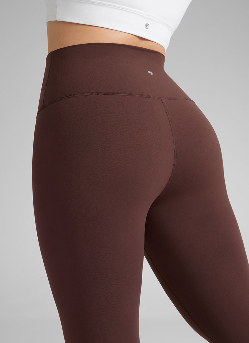 CRZ YOGA Pambabaeng Yoga High Rise Plus Size Butterluxe Leggings 25'' Taupe