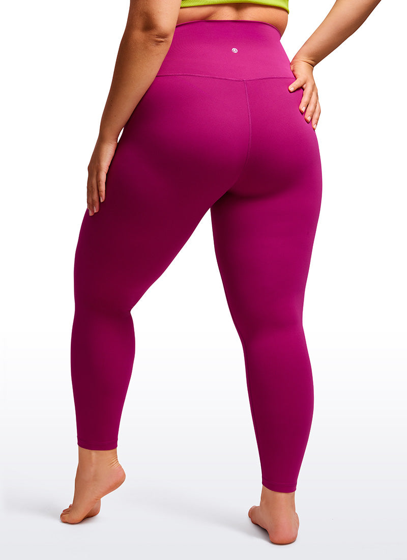 CRZ YOGA Pambabaeng Yoga High Rise Plus Size Butterluxe Leggings 25'' Magenta Purple