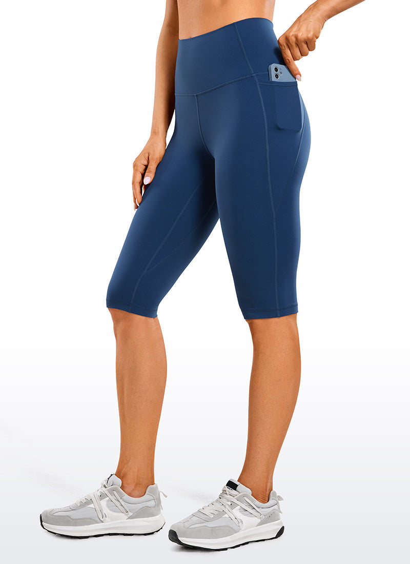 CRZ YOGA Pambabae Butterluxe Capri Leggings na Haba ng Tuhod na May Bulsa 13