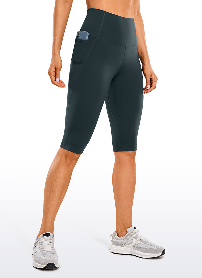 CRZ YOGA Pambabae Butterluxe Capri Leggings na Haba ng Tuhod na May Bulsa 13