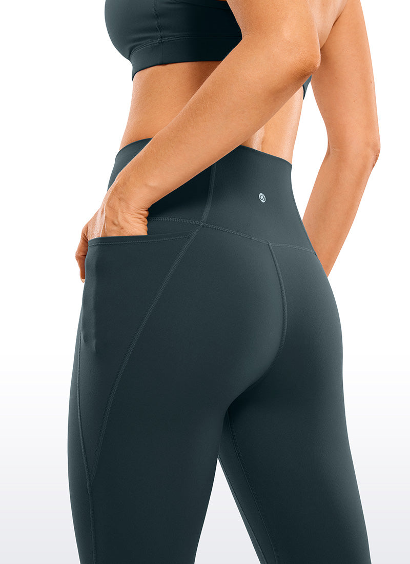 CRZ YOGA Pambabae Butterluxe Capri Leggings na Haba ng Tuhod na May Bulsa 13