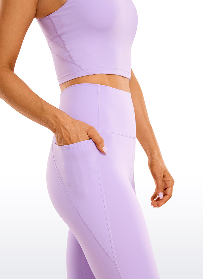 CRZ YOGA Pambabae Butterluxe Capri Leggings na Haba ng Tuhod na May Bulsa 13