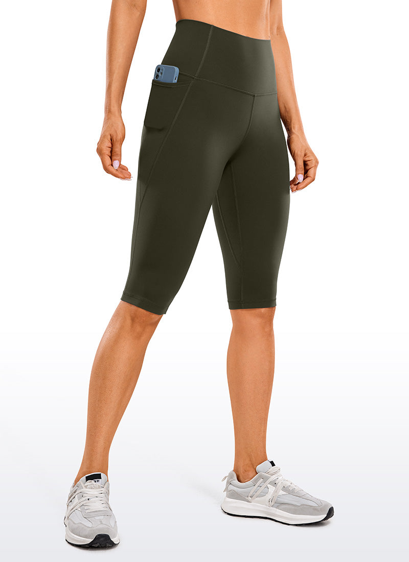 CRZ YOGA Pambabae Butterluxe Capri Leggings na Haba ng Tuhod na May Bulsa 13