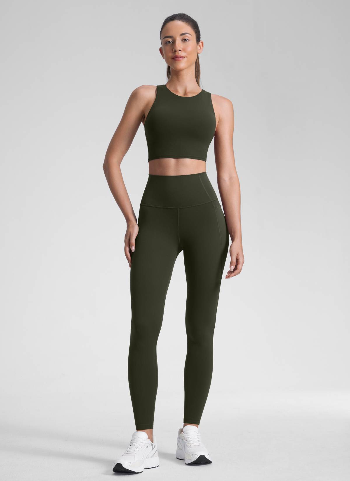 CRZ YOGA Pambabae Butterluxe Mga Leggings para sa Pag-eehersisyo na may Pockets 28