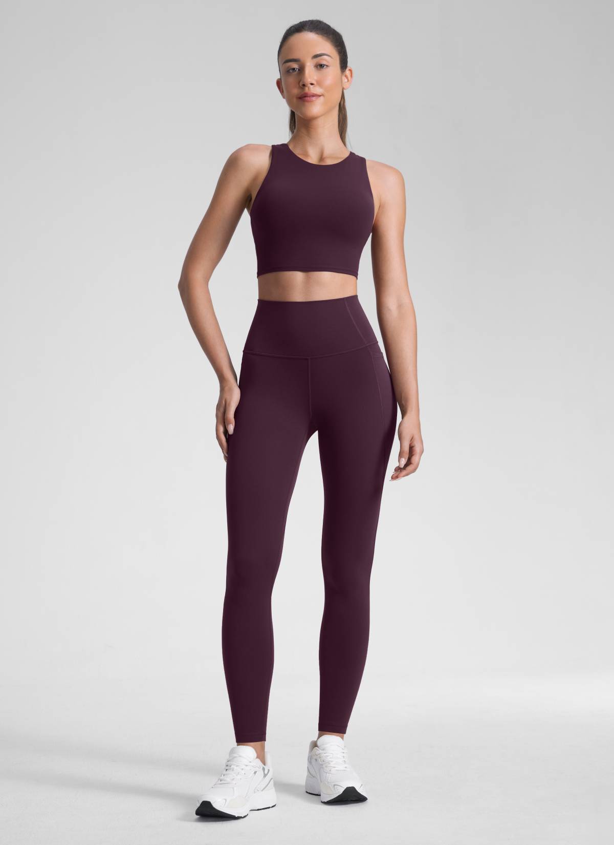 CRZ YOGA Pambabae Butterluxe Mga Leggings para sa Pag-eehersisyo na may Pockets 28