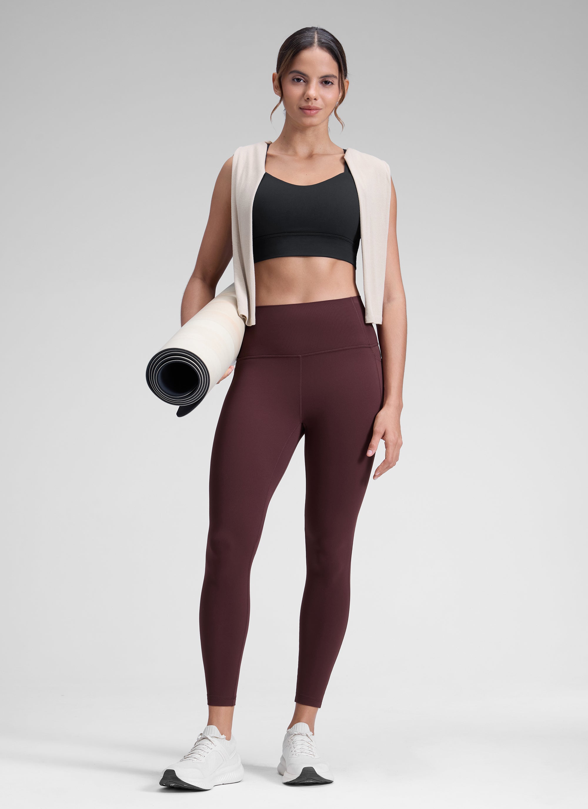CRZ YOGA Pambabae Butterluxe Mga Leggings para sa Pag-eehersisyo na may Pockets 28