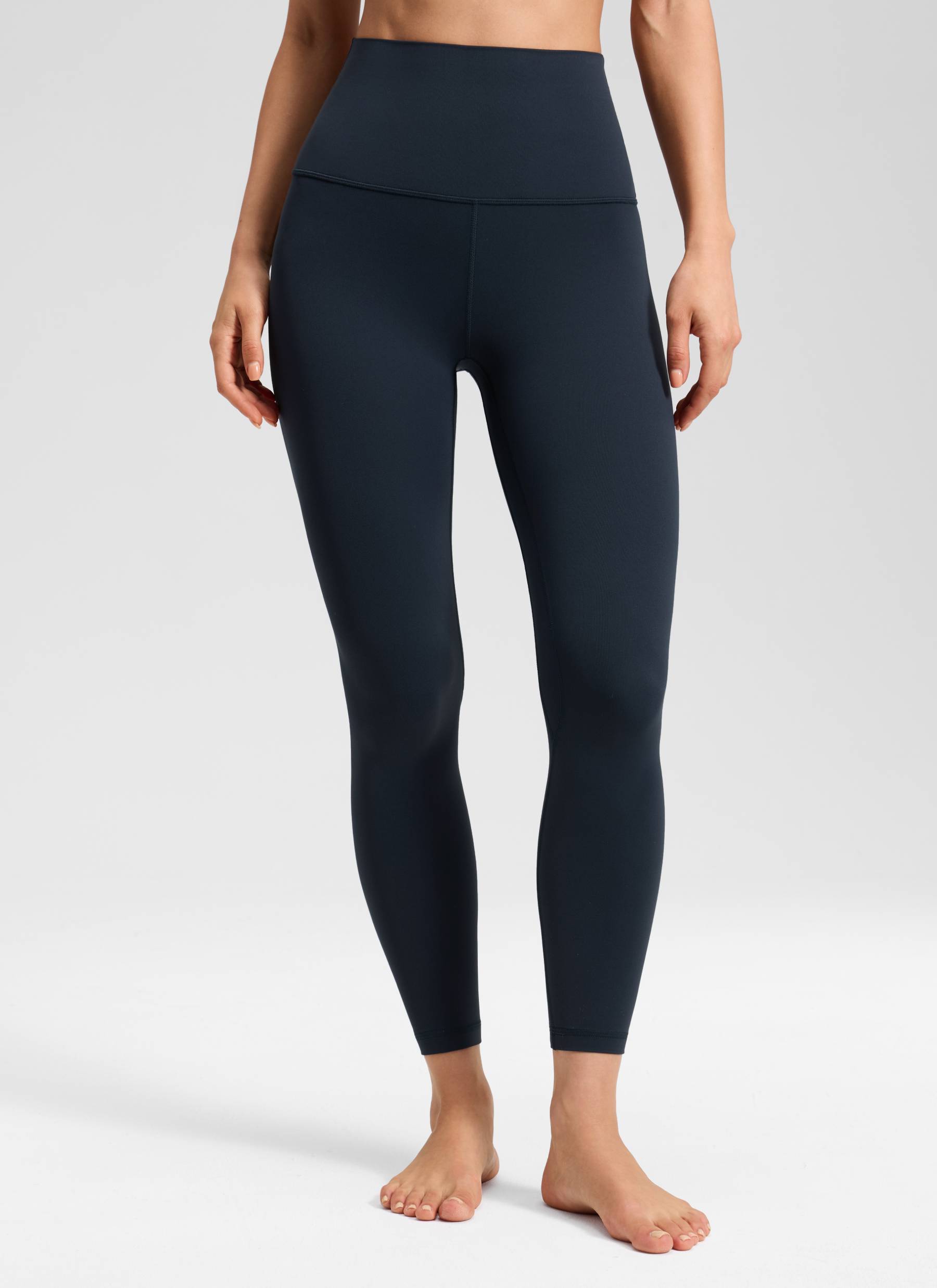 CRZ YOGA Women's Lounge Super High Rise Butterluxe Yoga Leggings 25'' True Navy