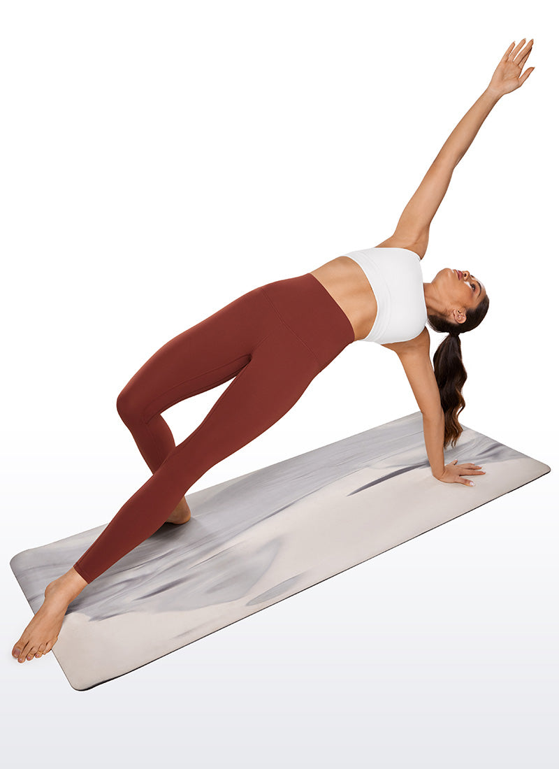CRZ YOGA Pambabaeng Yoga Super High Waist Butterluxe Yoga Leggings 28'' Jujube Brown